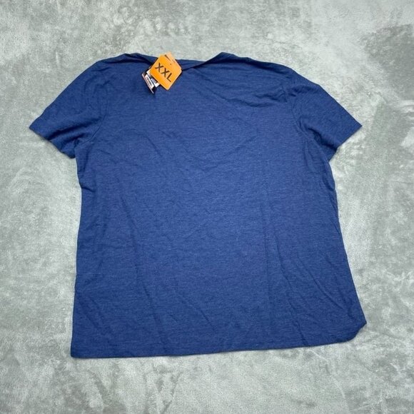 Lucky Brand Mens Graphic Tee XXL Made In Guatemala Blue a0270 - Picture 8 of 9